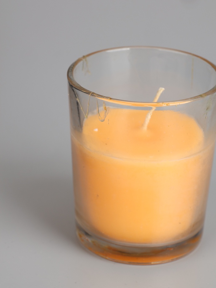УЦЕНКА Свеча ароматическая "Candle" 85 г, апельсиновые специи - Фото 1