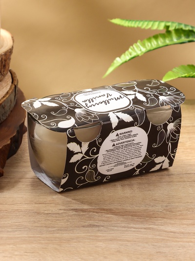 Свечи ароматические SCENTED CANDLE, 2×85 г, набор 2 шт., шелковица, ваниль