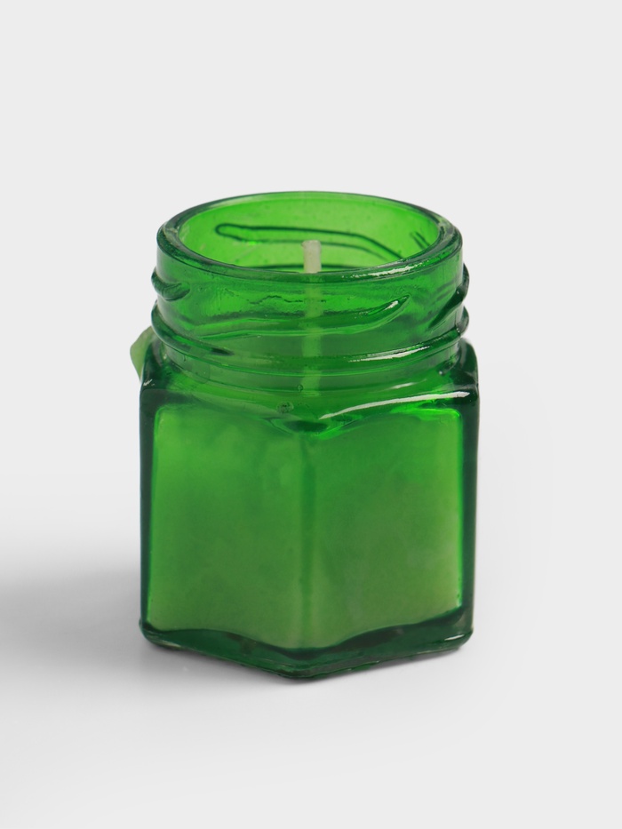 Свеча вотивная в стеклянной баночке, 100 г, сандаловое дерево - Фото 1