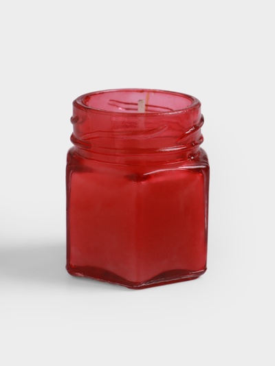 Свеча вотивная в стеклянной баночке, 100 г, тропический закат