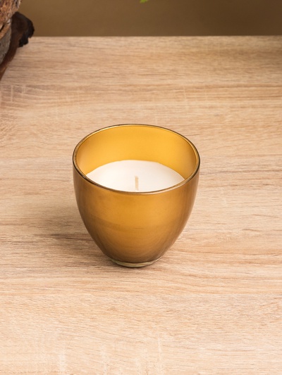 Свеча ароматическая в стеклянном подсвечнике 85 г, лотус