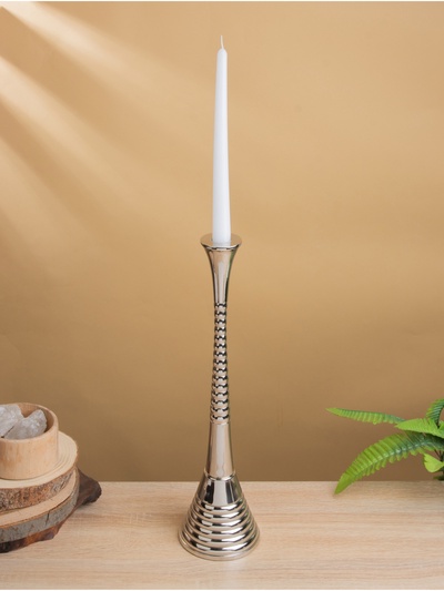 Подсвечник «Шампань», 10×10×41 см, алюминий