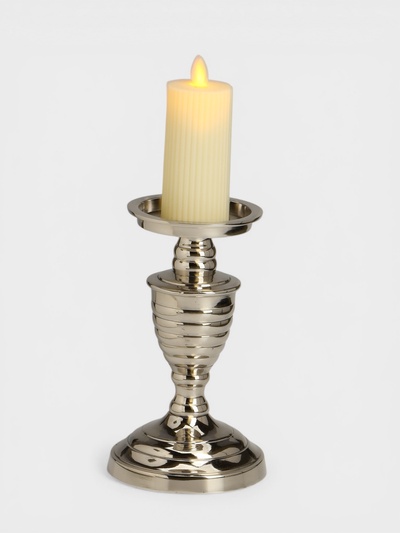 Подсвечник «Виктори», 13×13×21.5 см, алюминий