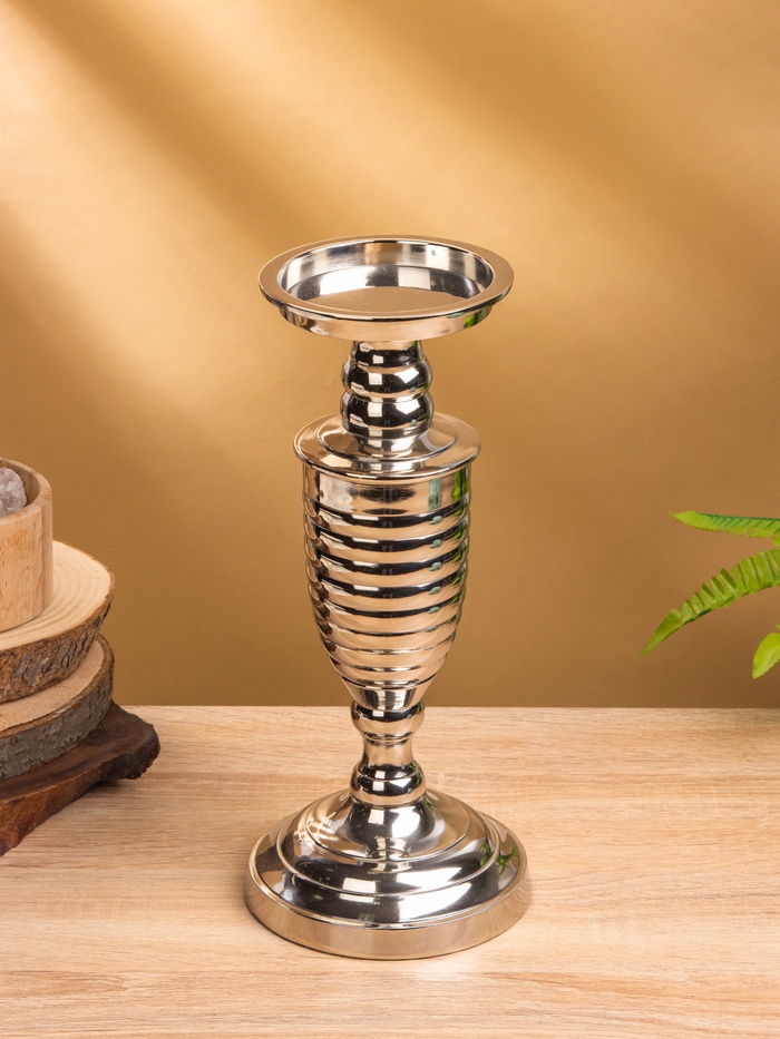 Подсвечник «Виктори», 13×13×29 см, алюминий - Фото 1
