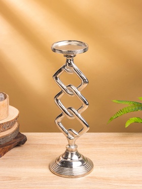 Подсвечник "Чейн" 11,5х11,5х33 см, алюминий 10686444