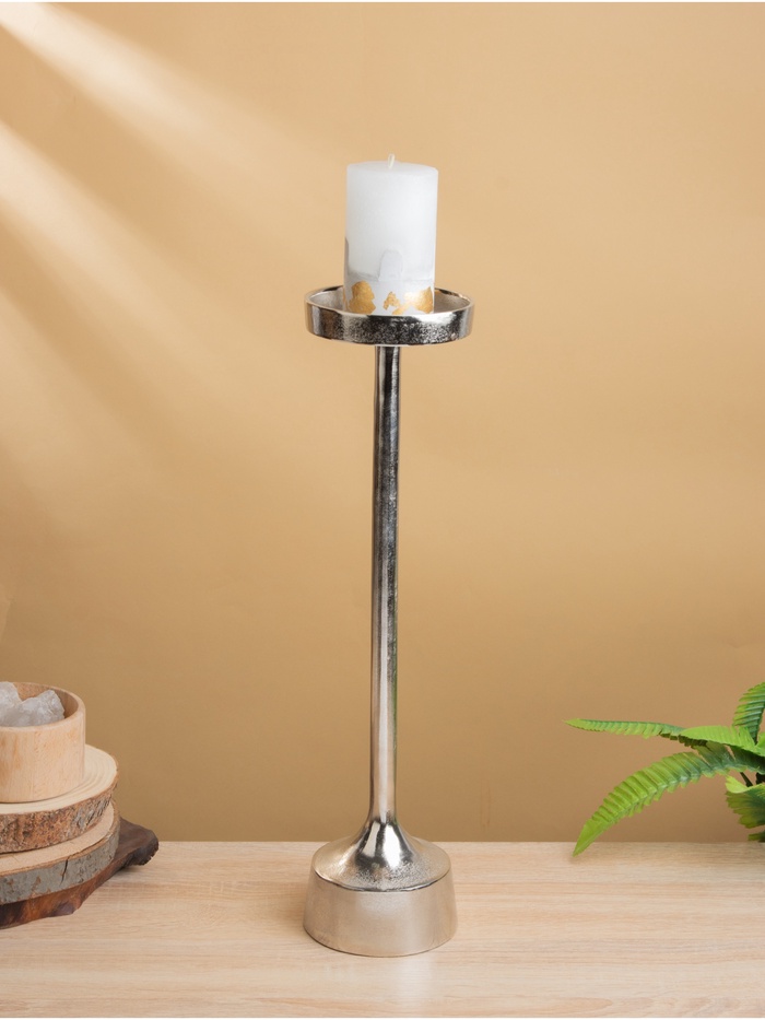 Подсвечник «Солид», 11.5×11.5×45.5 см, алюминий - Фото 1