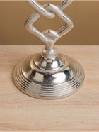 Подсвечник "Чейн" 15,5х15,5х41 см, алюминий 10686456 - фото 14624355
