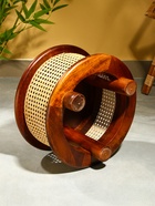 Столик кофейный, 40×40×25 см, манговое дерево, коричневый 10853452