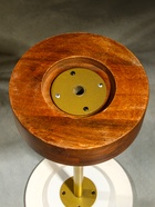 Столик кофейный, 30×30×55 см, манговое дерево, алюминий, мрамор - Фото 11