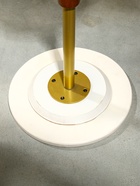 Столик кофейный, 30×30×55 см, манговое дерево, алюминий, мрамор - Фото 12