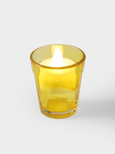 Подсвечник для чайной свечи, 5.5×5.5×6 см, МИКС