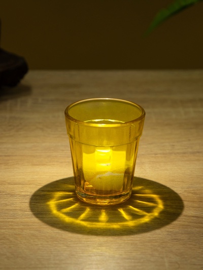 Подсвечник для чайной свечи, 5.5×5.5×6 см, МИКС
