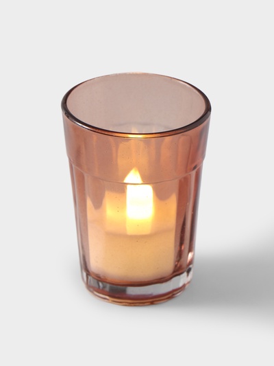 Подсвечник для чайной свечи, 6×6×8.2 см, МИКС