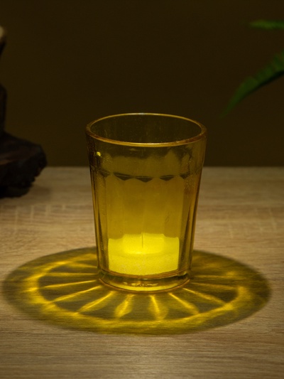 Подсвечник для чайной свечи, 6×6×8.2 см, МИКС