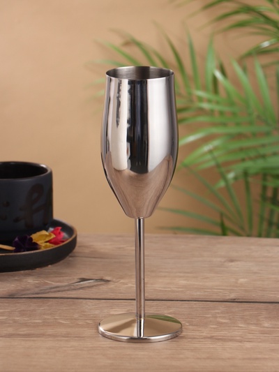 Фужер для шампанского «Гобелет», 7×7×22 см, нержавеющая сталь