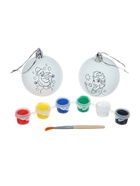 УЦЕНКА Елочные шары под раскраску, 2 шт., краски, Холодное Сердце - Фото 3