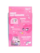 УЦЕНКА Набор детский «Минни», шапка, очки для плавания, мешок - Фото 3