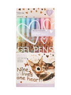 Набор гелевых ручек BrunoVisconti. PASTELS.LOVE ME «Котики приносят счастье», 8 цветов, узел 0.8 мм - Фото 5