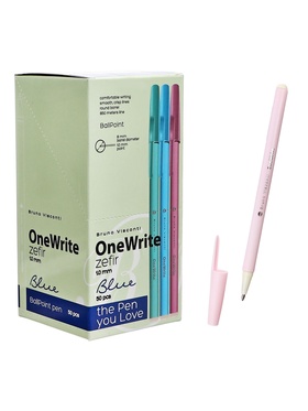Ручка шариковая BrunoVisconti OneWrite Zefir, 1.0мм, стерж/син МИКС 10885807