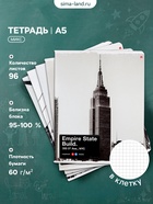 Тетрадь 96 л кл NY-NY, МИКС - Фото 1