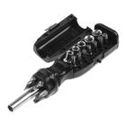 Отвертка с набором бит и головок ТУНДРА, 19 предметов - Фото 1