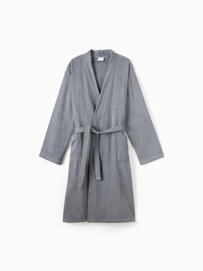 Халат мужской «Экономь и Я», размер 56-58, хлопок 100%, серый