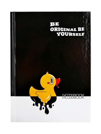 Записная книжка А6+, 80л Уточка, тв обл, глянц лам