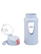 УЦЕНКА Бутылка для воды, 400 мл, 19.5 х 7 х 5.2 см, стеклянная, голубая 10888327