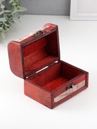 УЦЕНКА Шкатулка для украшений «Сундучок. Письма из далека», дерево, 12×9×8.5 см - Фото 5