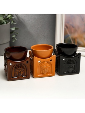 {{photo.Alt || photo.Description || 'УЦЕНКА Аромалампа для эфирных масел «Голова Будды на кубе», керамика, 8.4×6.8×6.8 см'}}