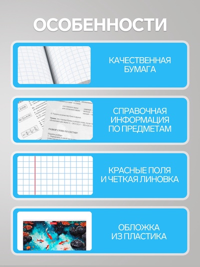 Набор предметных тетрадей Hatber «Искусство Азии», 12 предметов, 48 листов, со справочной информацией, пластиковая обложка