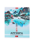 Предметная тетрадь по алгебре Hatber «Искусство Азии», 48 листов, в клетку, со справочным материалом, пластиковая обложка с печатью - Фото 4