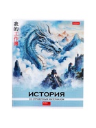 Предметная тетрадь по истории Hatber «Искусство Азии», 48 листов, в клетку, со справочным материалом, пластиковая обложка с печатью - Фото 4