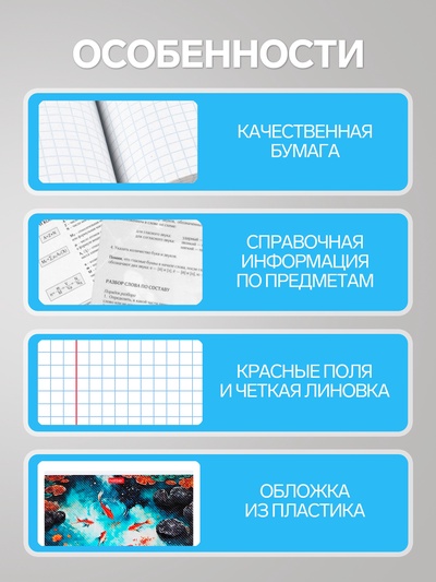 Предметная тетрадь по английскому языку Hatber «Искусство Азии», 48 листов, в клетку, со справочным материалом, пластиковая обложка с печатью