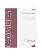 Предметная тетрадь по геометрии Hatber «Буквица», 48 листов, в клетку, со справочным материалом, обложка из мелованного картона, матовая ламина�... - Фото 1