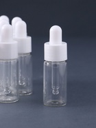 Флакон с пипеткой стекло, пластик, набор 12 шт., 7.5×2.2×2.2 см - Фото 2