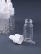 Флакон с пипеткой стекло, пластик, набор 12 шт., 7.5×2.2×2.2 см - Фото 3