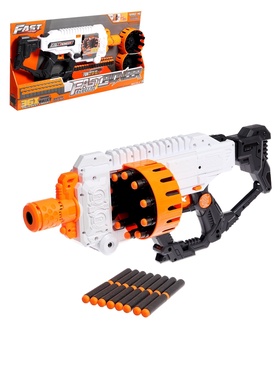 {{photo.Alt || photo.Description || 'УЦЕНКА Бластер «Fast», стреляет мягкими пулями, работает от батареек'}}