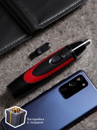 Триммер для волос Luazon LTRI-03, для носа и ушей, от батареек 1хАА, чёрный - Фото 4