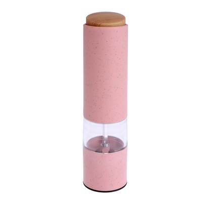 Мельница электрическая Luazon LET- 003, пластик, от батареек 6хААА, розовая