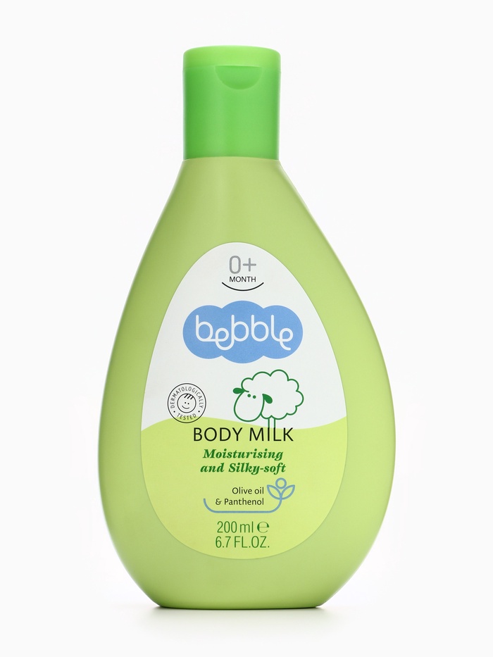 Молочко детское Bebble для тела, 200 мл - Фото 1