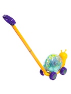 УЦЕНКА Каталка-генератор мыльных пузырей «Улитка», на палке, МИКС 10888633