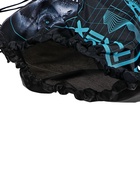 Мешок для обуви SEVENTEEN на шнурке, принтом, размер 48×0.5×38 см, чёрный/голубой - Фото 4