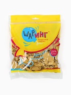 Воздушные шары латексные 12" «Хром», 50 шт., золотые - Фото 3