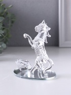 Фигурка стекло «Конь на дыбах, с бриллиантом», 8.5×6×9.5 см - фото 42076280