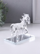 Фигурка стекло «Скачущий конь», 9.5×5.8×10 см - Фото 2