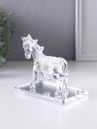 Фигурка стекло «Скачущий конь», 9.5×5.8×10 см - Фото 3