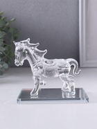 Фигурка стекло «Скачущий конь», 9.5×5.8×10 см - Фото 4