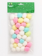 Наполнитель хлопковый для грызунов, разноцветный, 50 шариков - фото 43077475