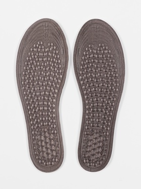 Стельки для обуви, универсальные, р-р RU до 42 (р-р Пр-ля до 40), 27 см, пара, серые